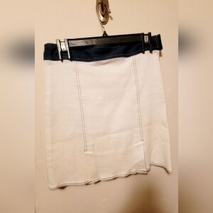 Tori Richards White and Navy Women's Skirt
